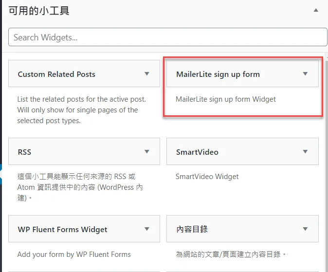 Mailerlite,電子郵件行銷